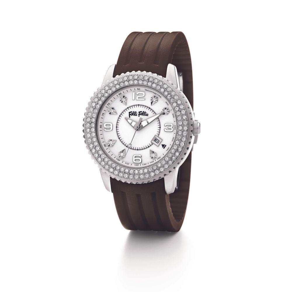 Folli Follie Brown Plastic Watch - Arichezz.store