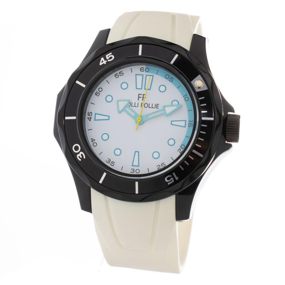 Folli Follie White Silicone Watch - Arichezz.store