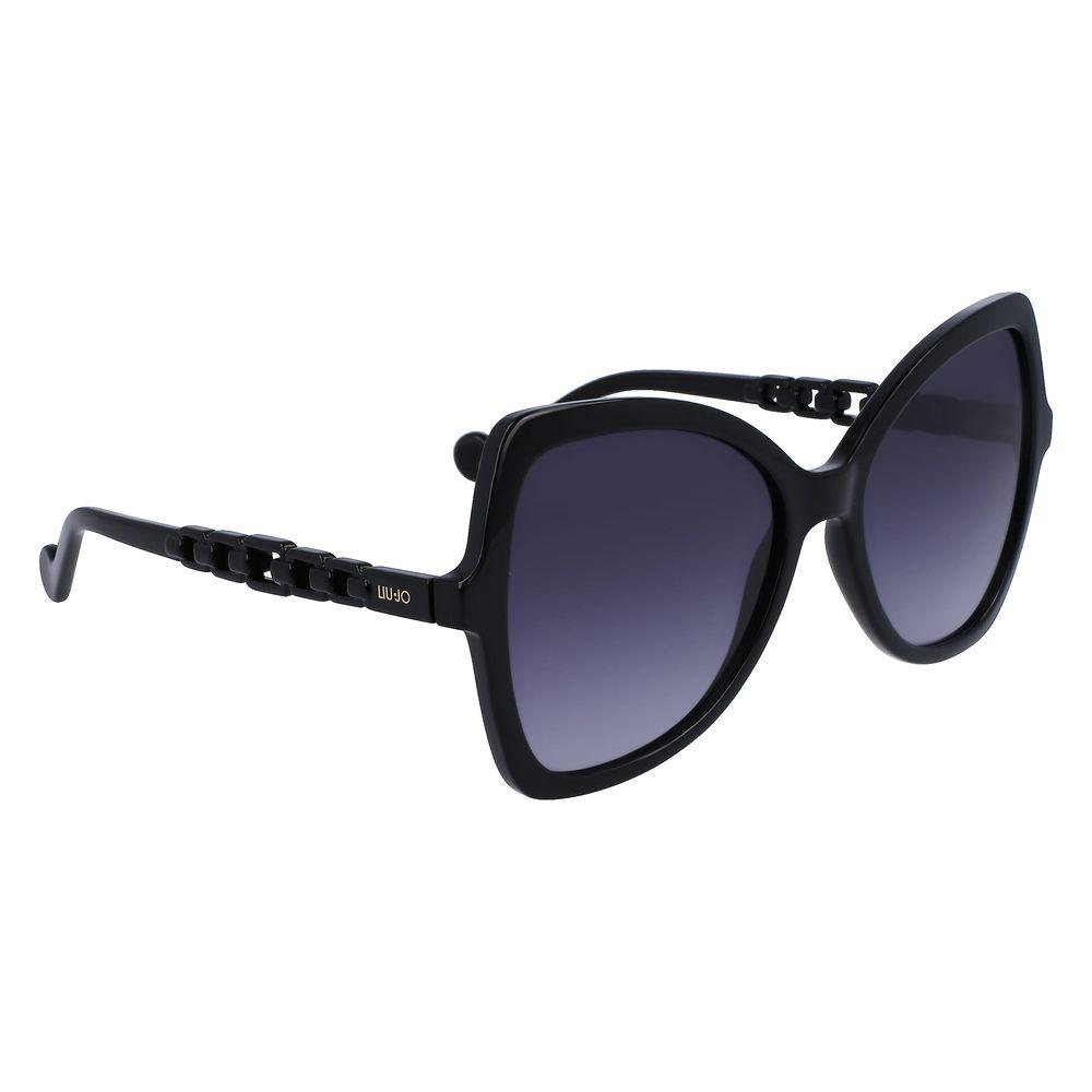 Liu Jo Black Bio Injected Sunglasses - Arichezz.store