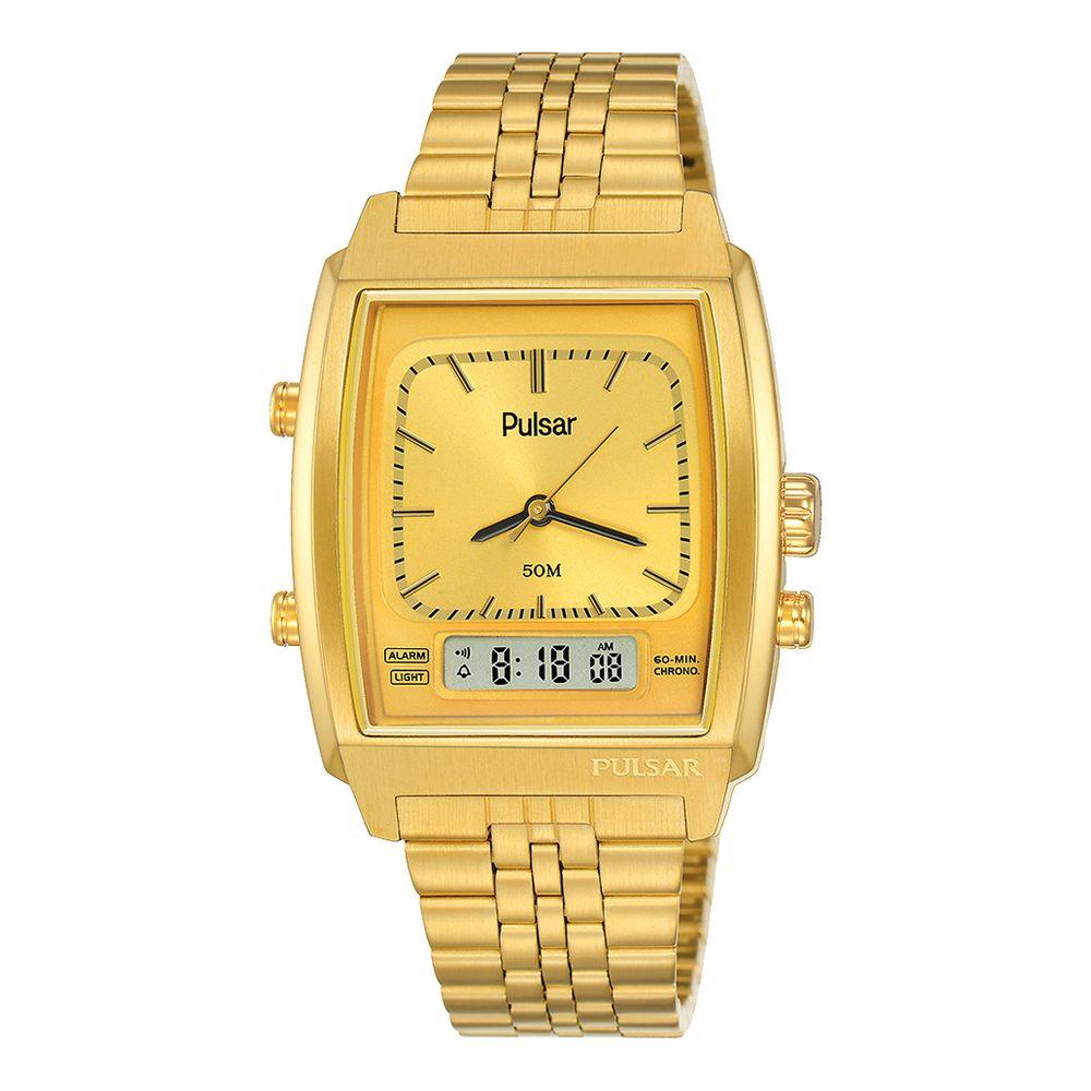 Pulsar Gold Steel Watch - Arichezz.store