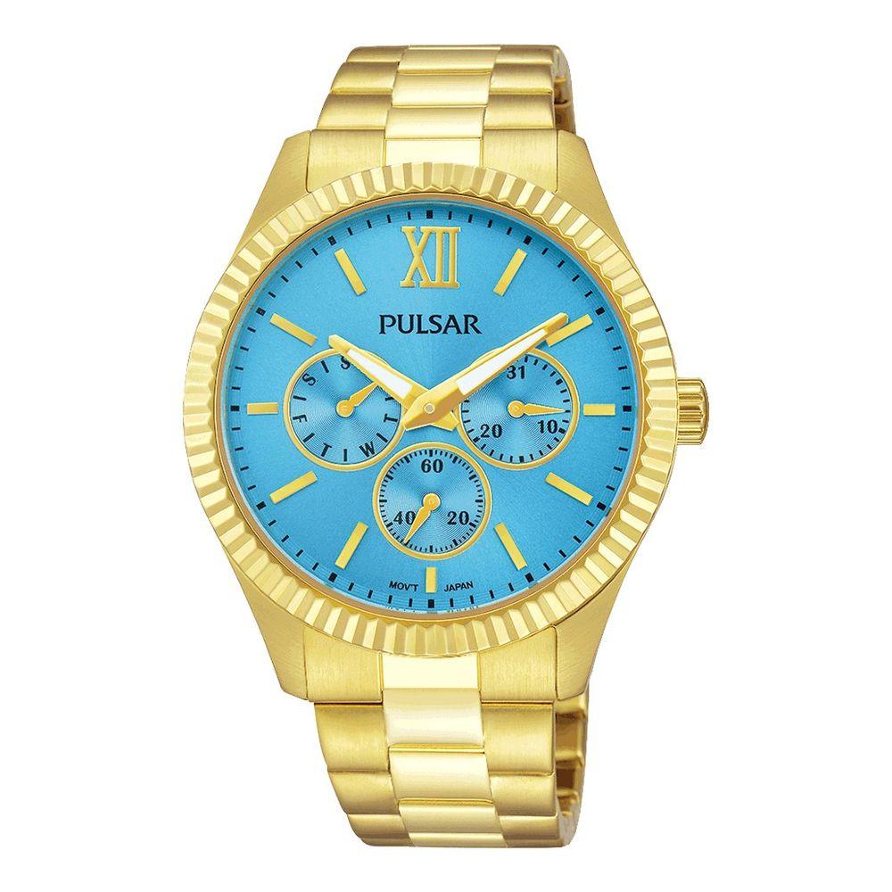 Pulsar Gold Steel Watch - Arichezz.store