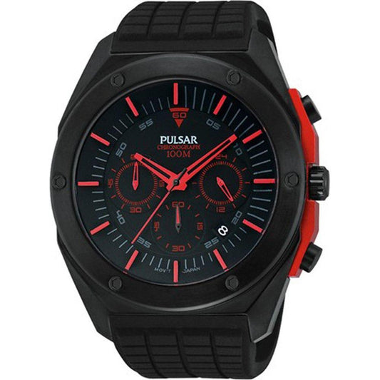 Pulsar Black Rubber Watch - Arichezz.store