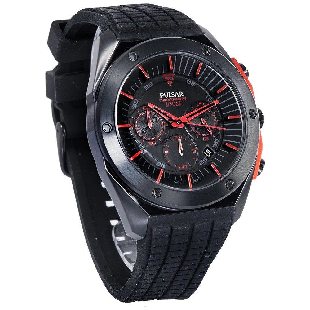 Pulsar Black Rubber Watch - Arichezz.store