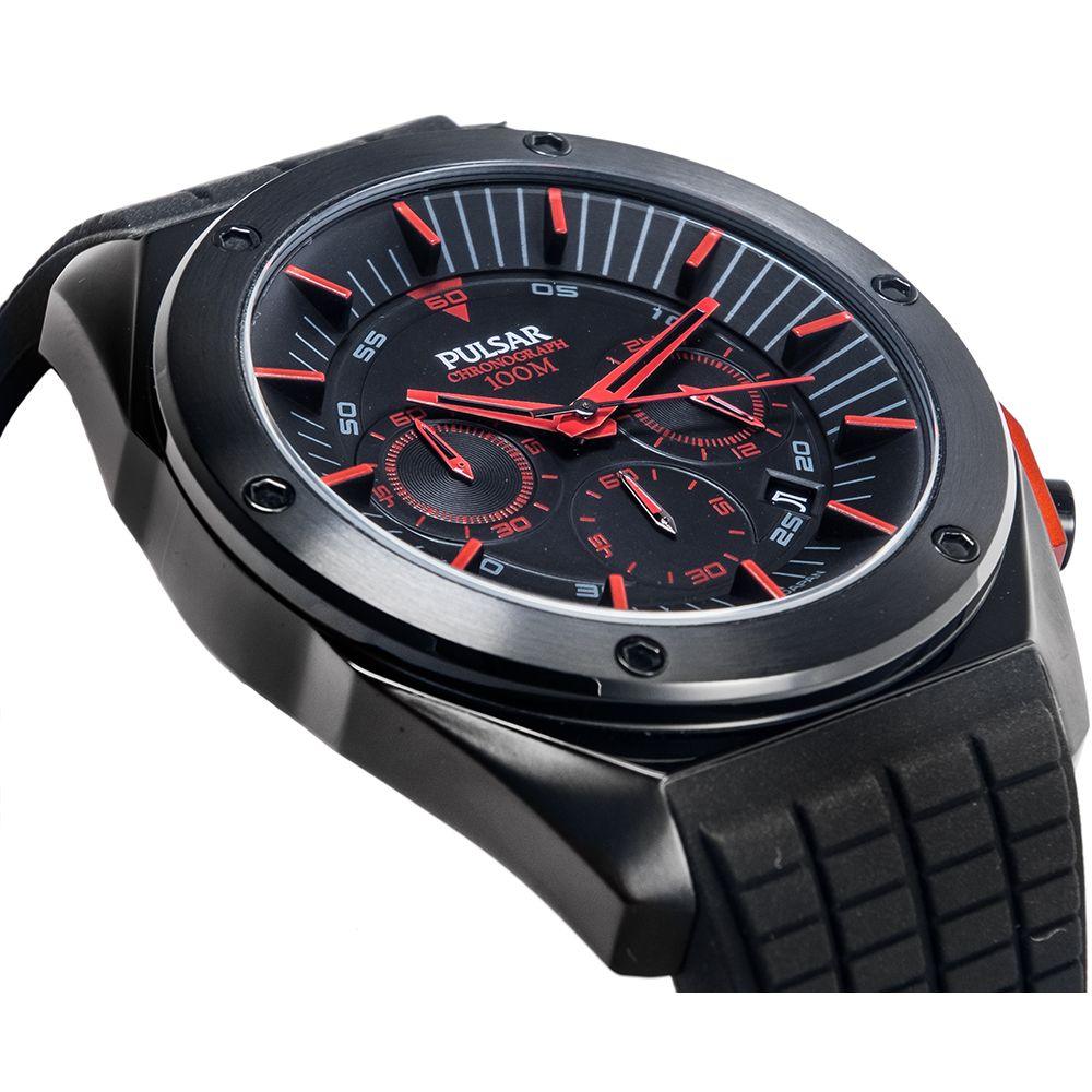 Pulsar Black Rubber Watch - Arichezz.store