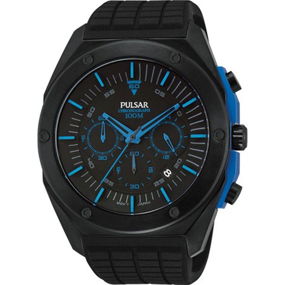 Pulsar Black Rubber Watch - Arichezz.store