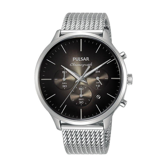 Pulsar Gray Stainless Steel Watch - Arichezz.store