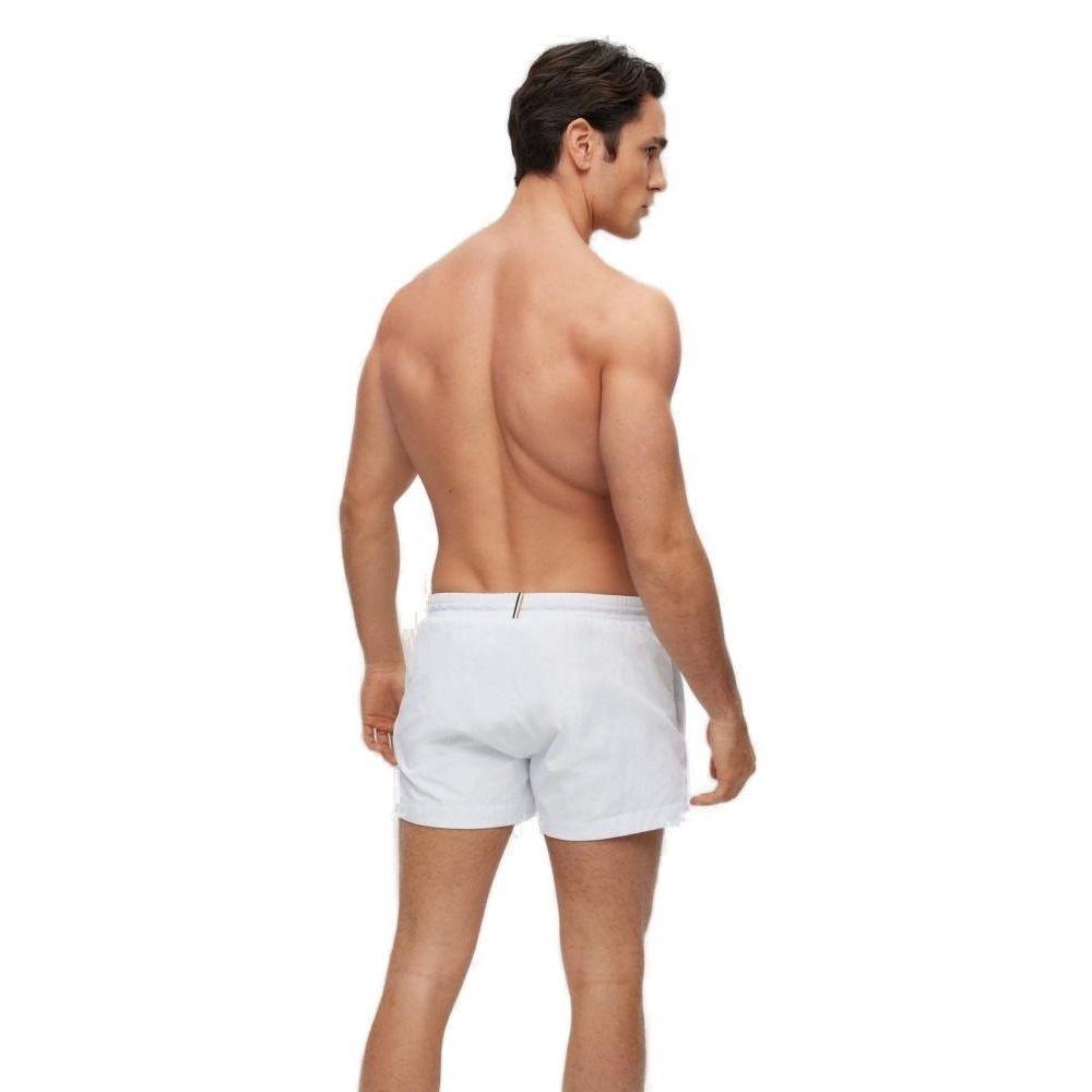 Hugo Boss White Polyamide Swimwear - Arichezz.store