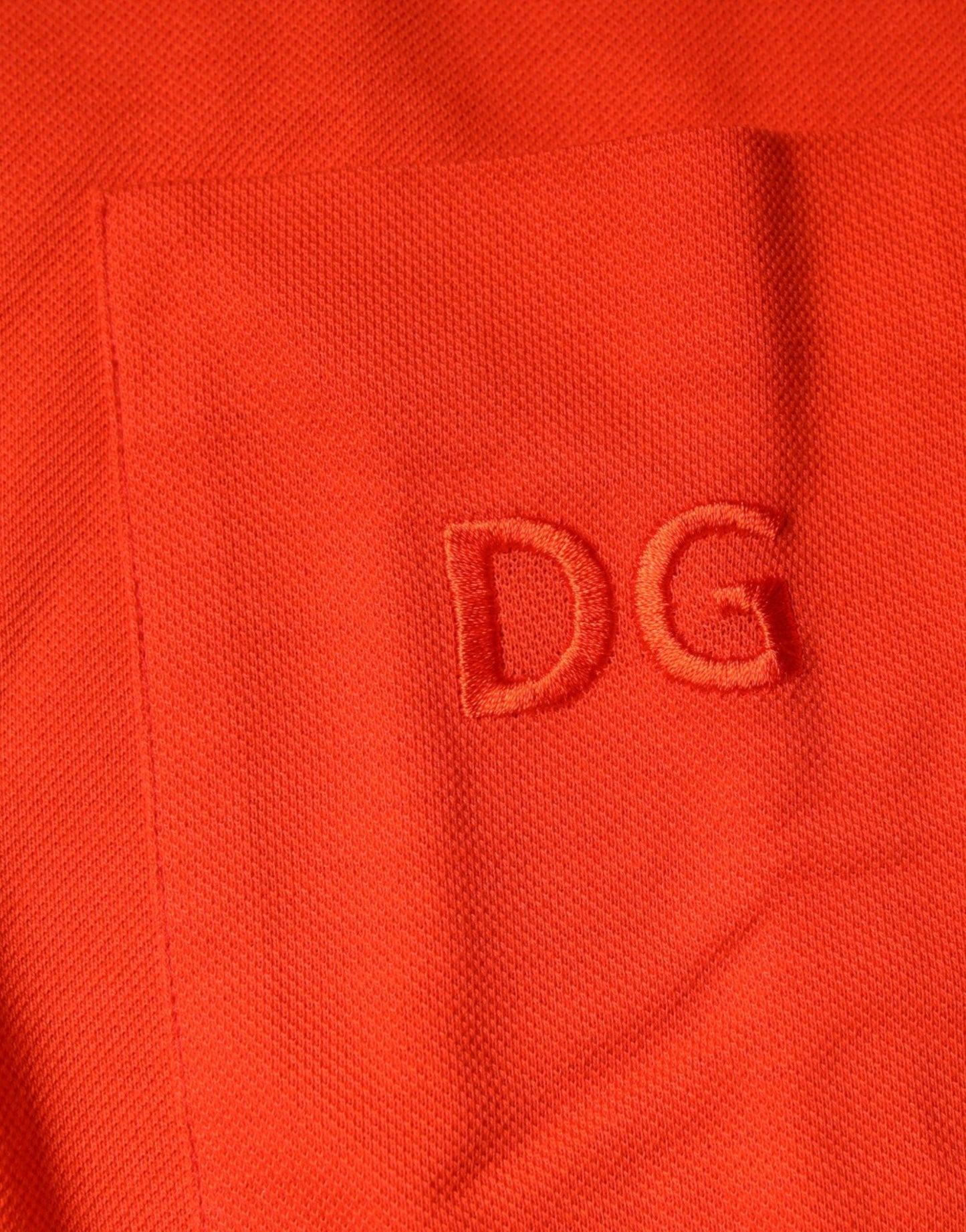 Dolce & Gabbana Orange Cotton Button Down Casual Polo Shirt - Arichezz.store