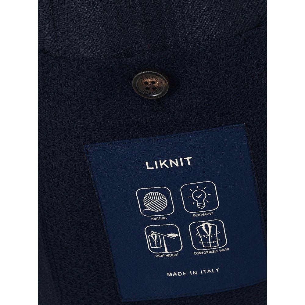 Lardini Blue Cotton Jacket - Arichezz.store