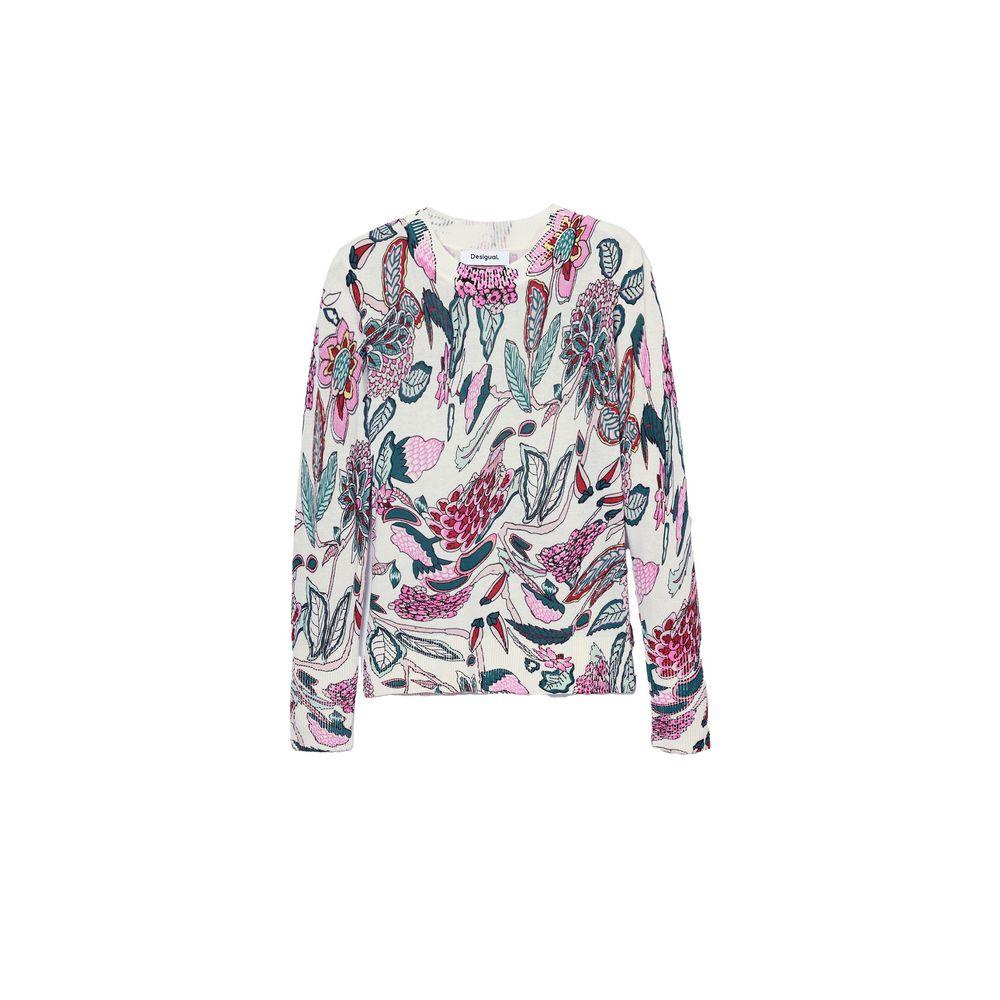 Desigual White Viscose Tops & T-Shirt - Arichezz.store