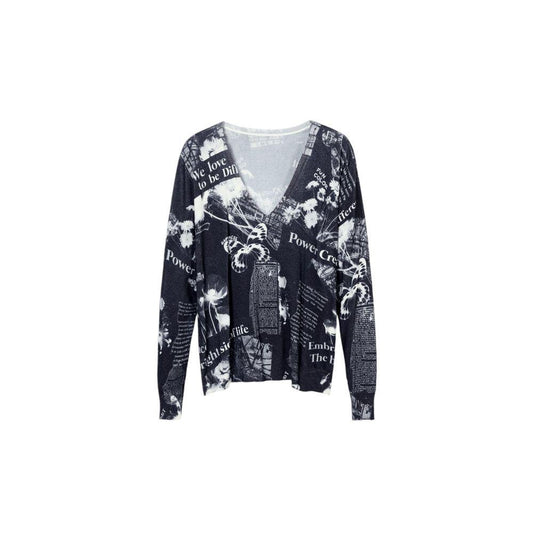 Desigual Black Viscose Tops & T-Shirt - Arichezz.store