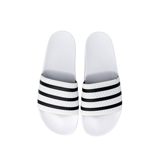 Adidas White Polyester Sandal