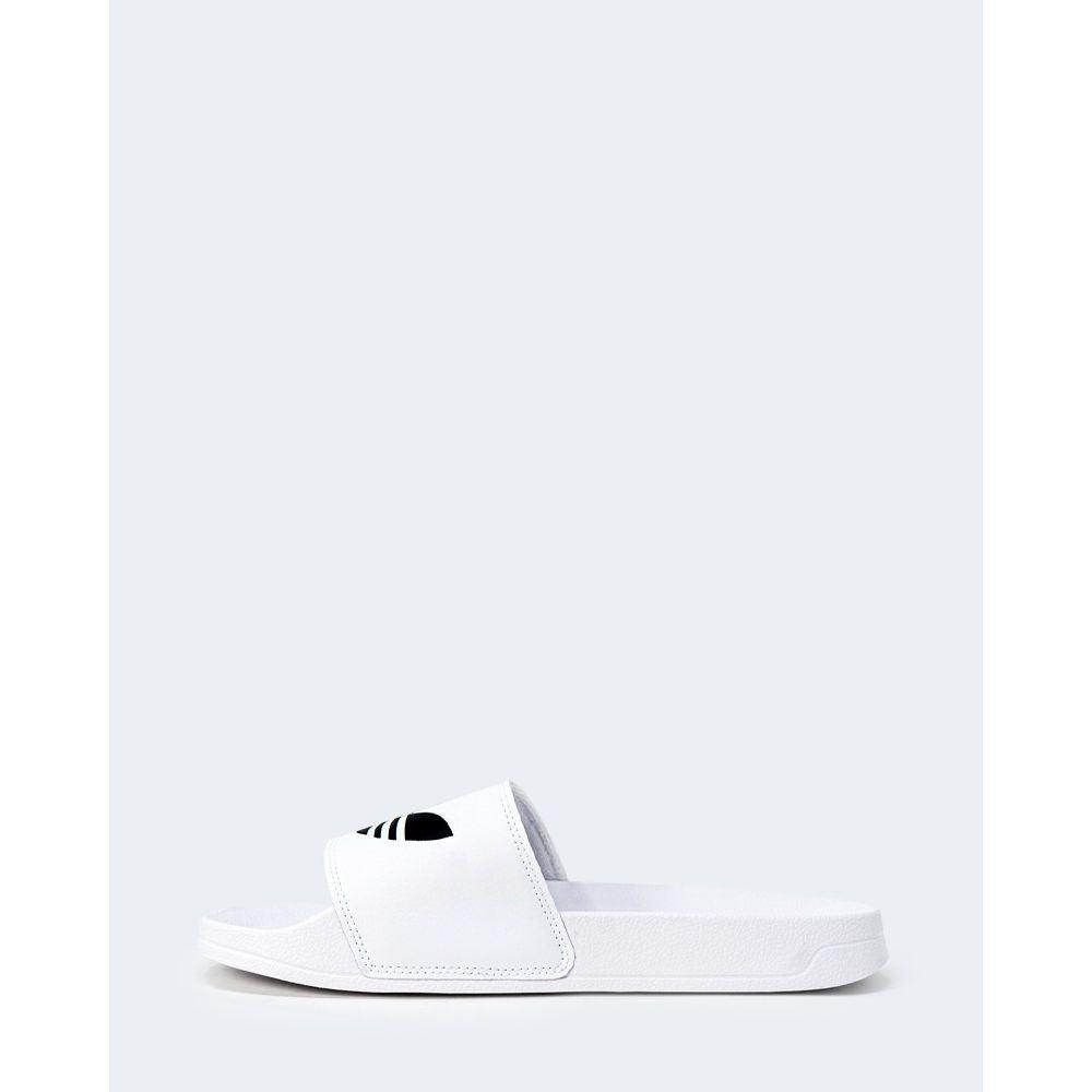 Adidas White Polyester Sandal