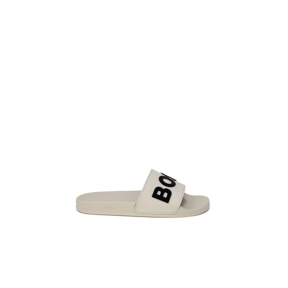 Hugo Boss White Polyethylene Sandal - Arichezz.store