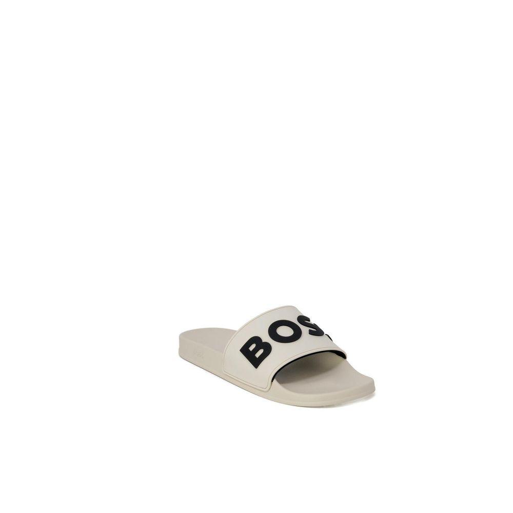 Hugo Boss White Polyethylene Sandal - Arichezz.store