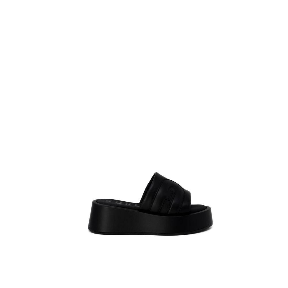 Furla Black Leather Sandal - Arichezz.store