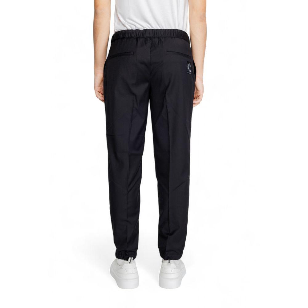 Armani Exchange Black Polyester Jeans & Pant - Arichezz.store