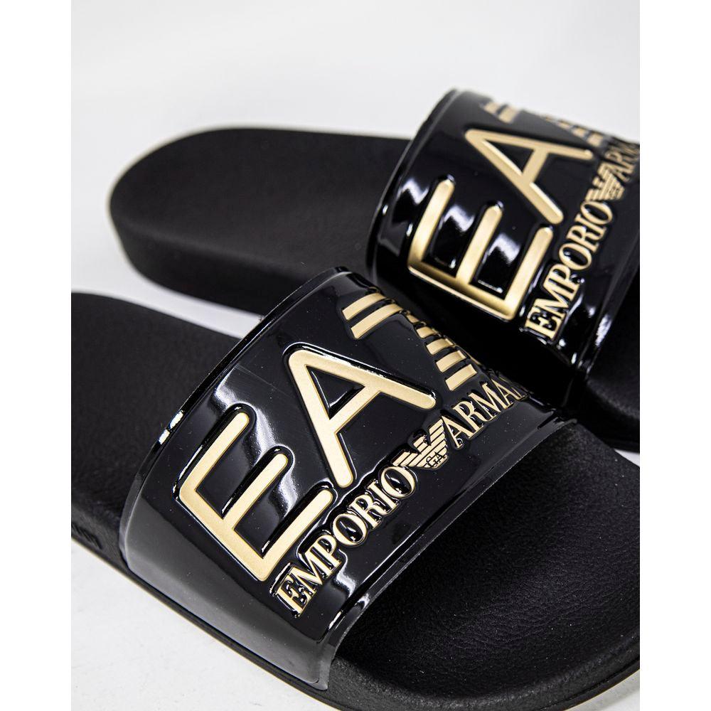 EA7 Emporio Armani Gold Polyethylene Sandal - Arichezz.store