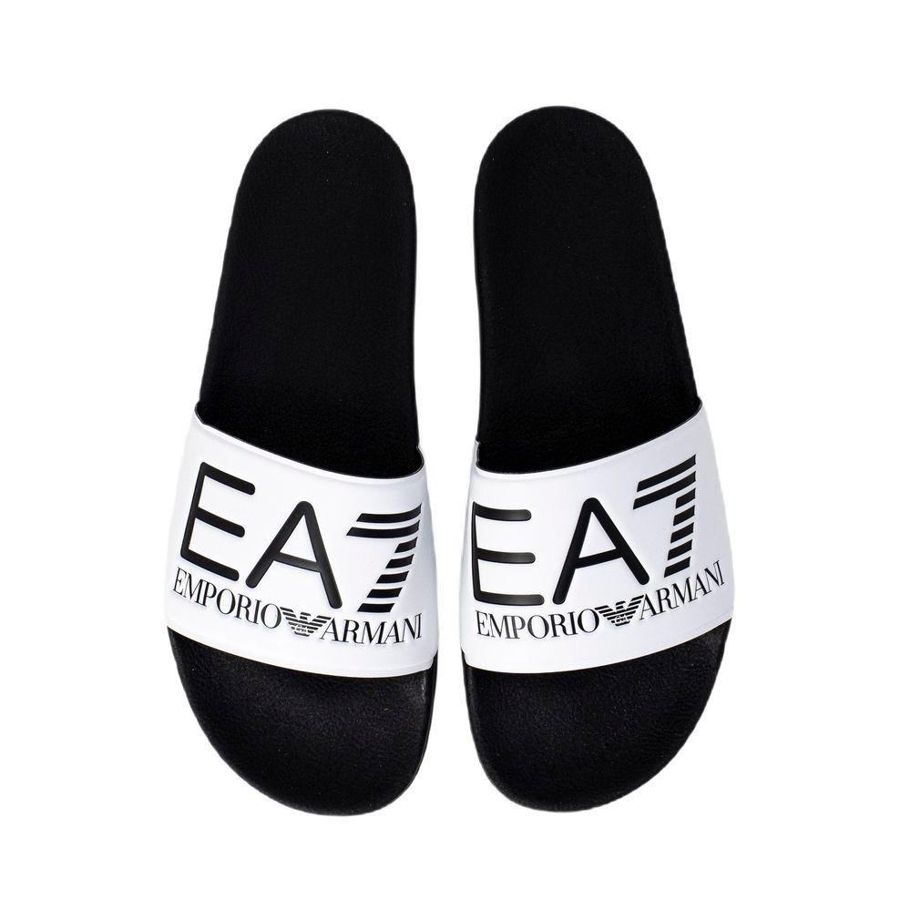 EA7 Emporio Armani Black And White Polyethylene Sandal - Arichezz.store