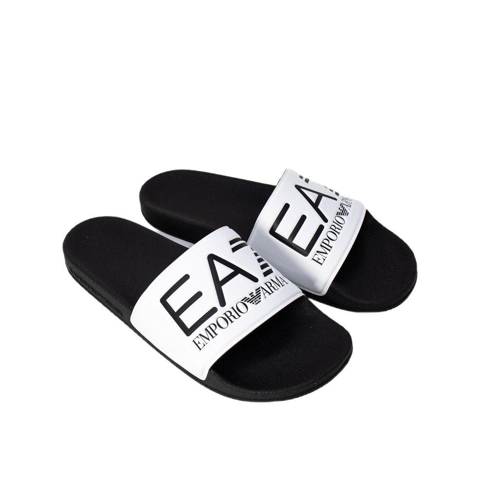 EA7 Emporio Armani Black And White Polyethylene Sandal - Arichezz.store