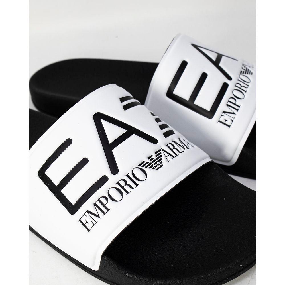 EA7 Emporio Armani Black And White Polyethylene Sandal - Arichezz.store