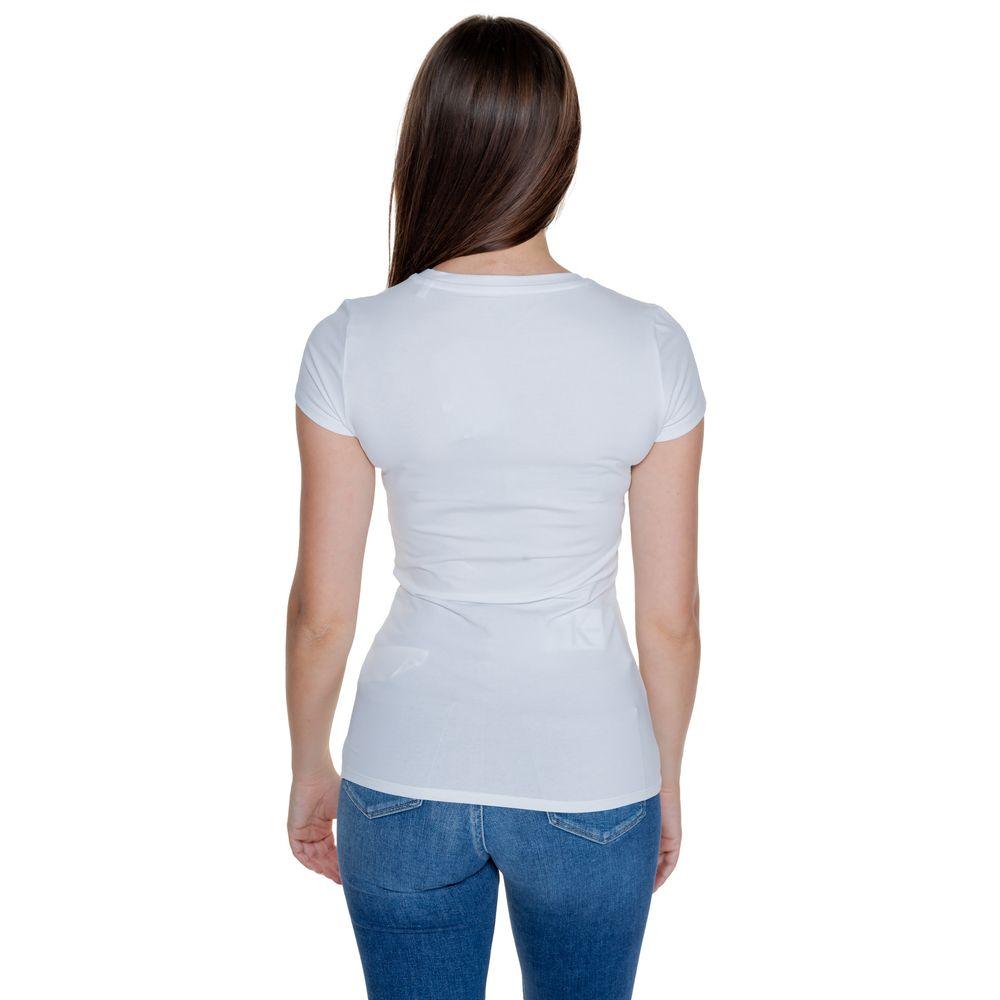 Guess White Cotton Tops & T-Shirt - Arichezz.store