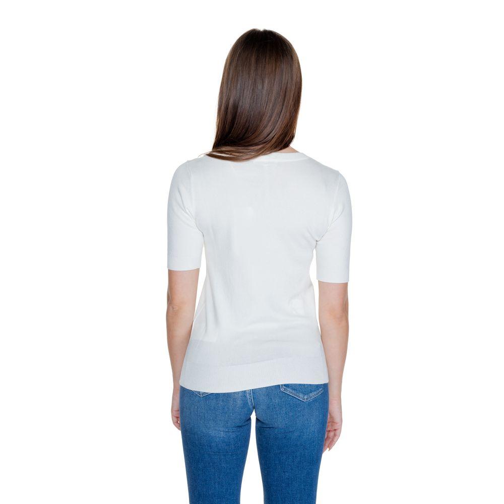 Guess White Viscose Tops & T-Shirt - Arichezz.store