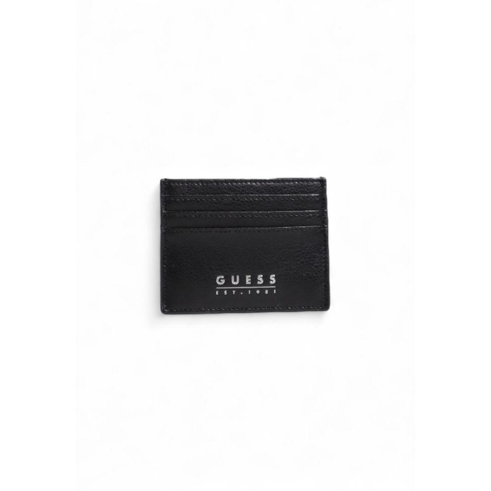 Guess Black Leather Wallet - Arichezz.store