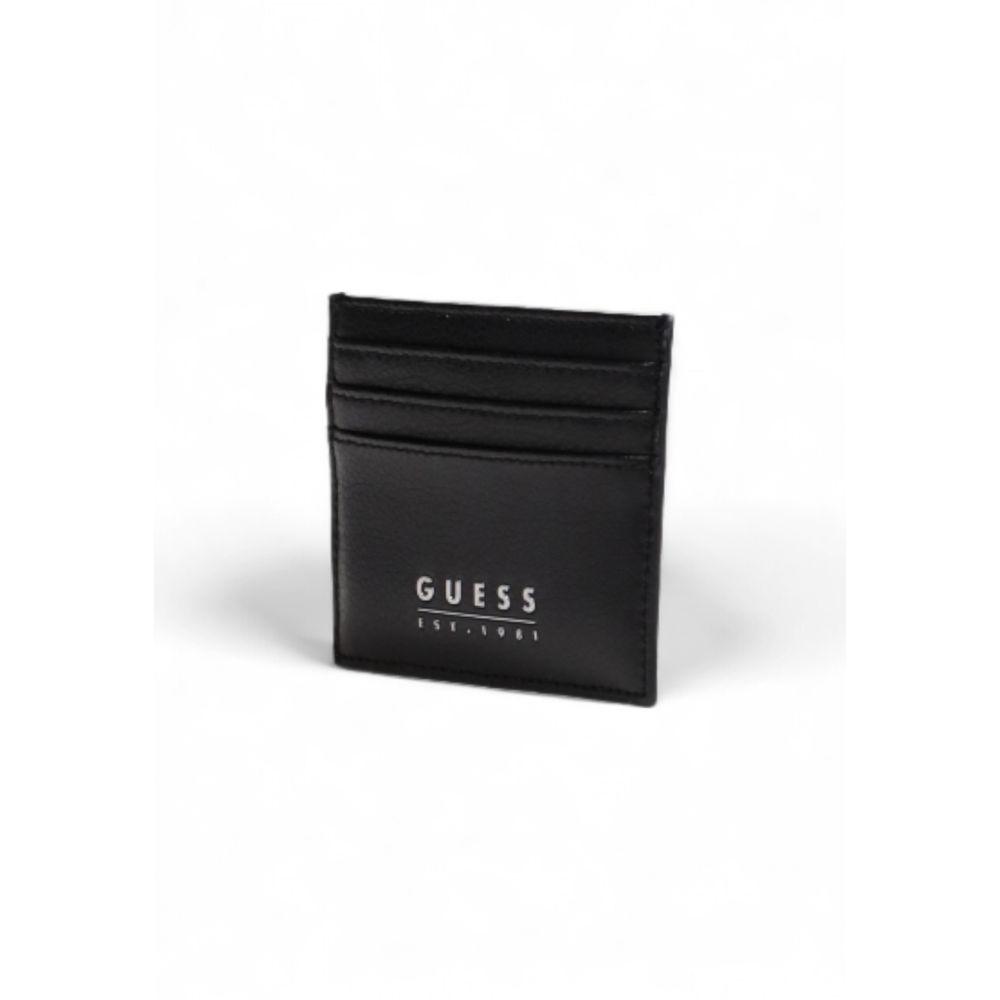 Guess Black Leather Wallet - Arichezz.store