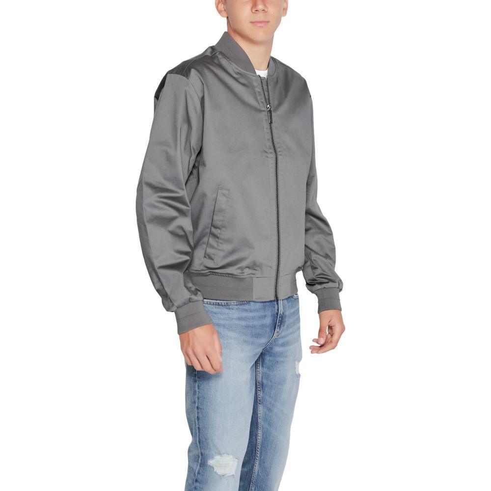 Calvin Klein Gray Organic Cotton Jacket - Arichezz.store