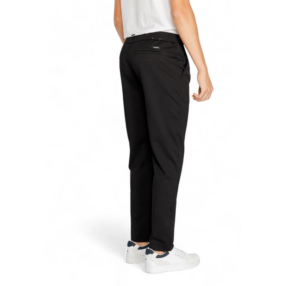 Calvin Klein Black Recycled Polyester Jeans & Pant - Arichezz.store