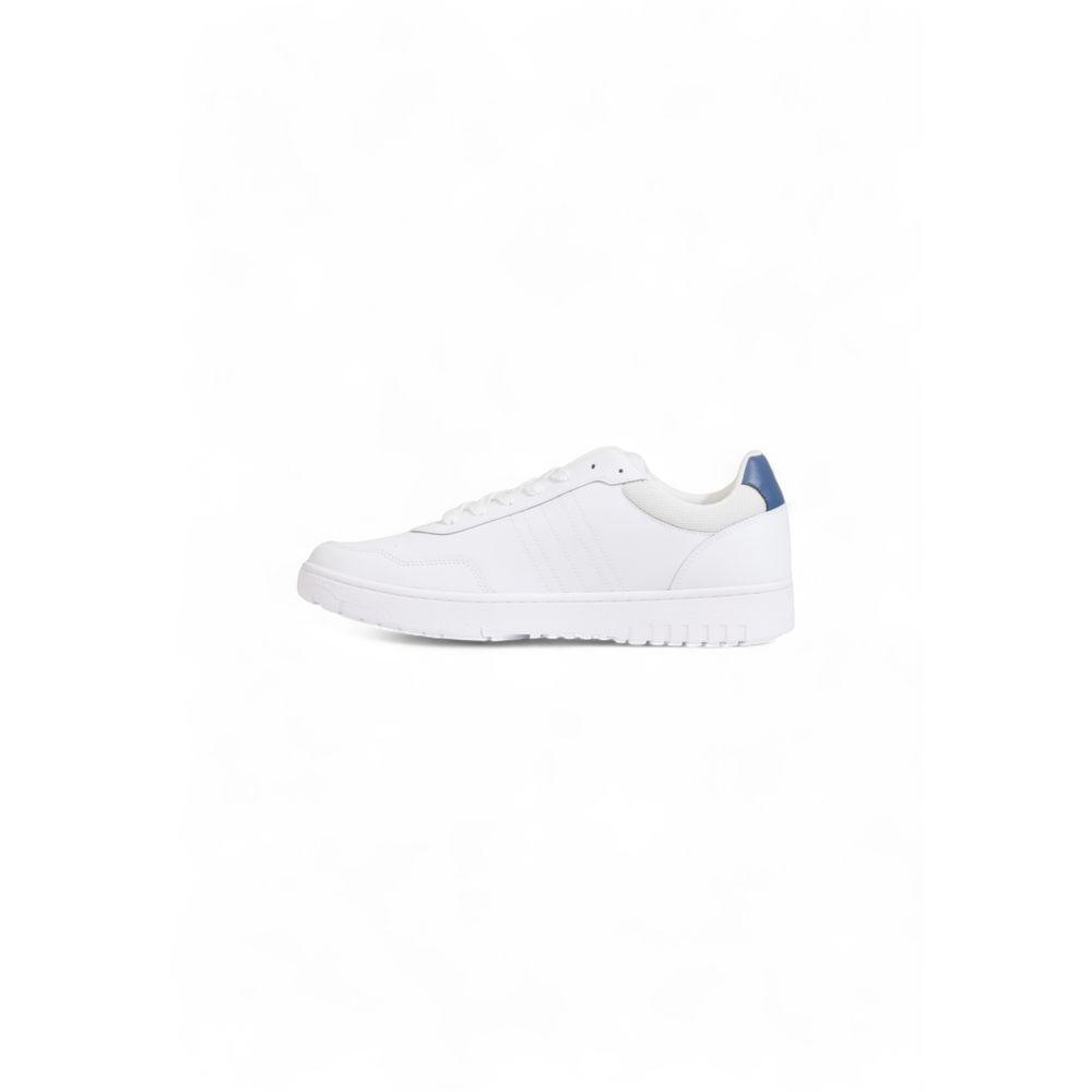 Tommy Hilfiger Men's White Leather Sneakers - Arichezz.store