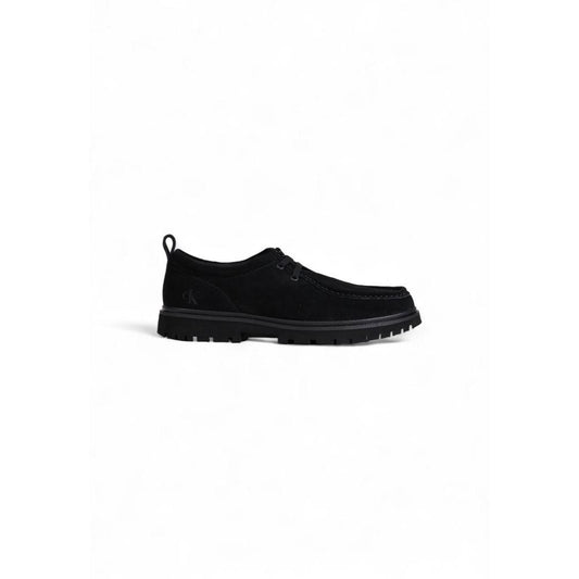 Calvin Klein Black Suede Casual Shoes for Men - Arichezz.store