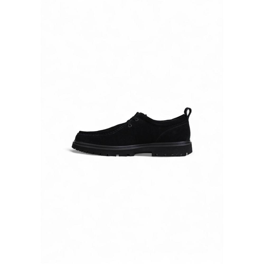 Calvin Klein Black Suede Casual Shoes for Men - Arichezz.store