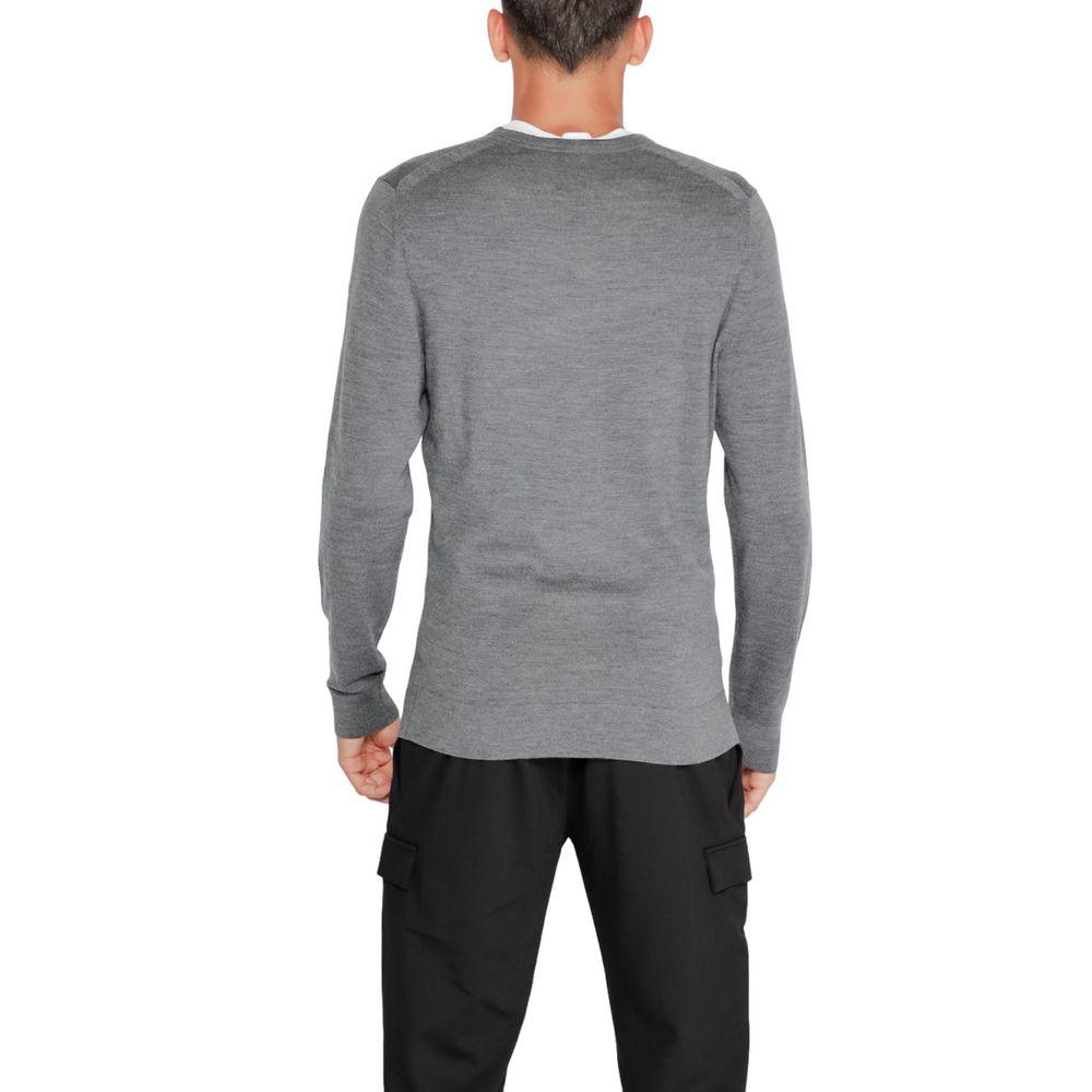 Calvin Klein Gray Recycled Wool T-Shirt - Arichezz.store