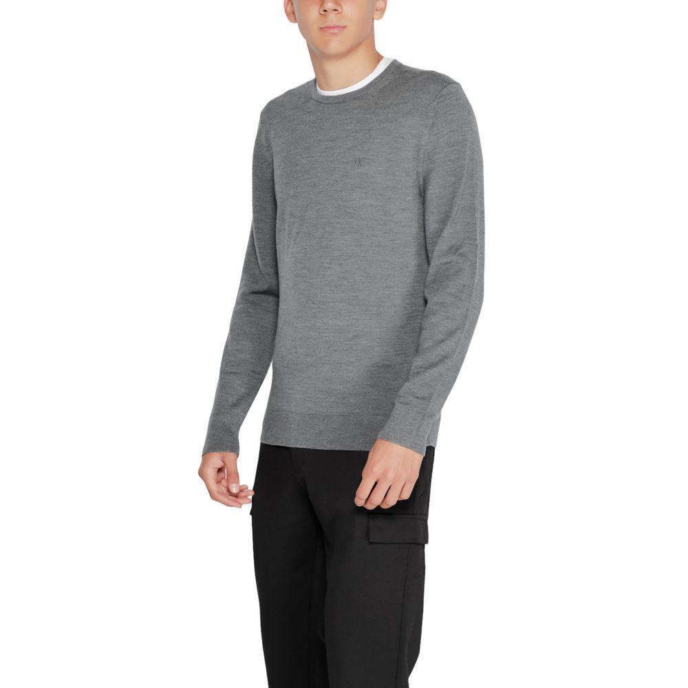 Calvin Klein Gray Recycled Wool T-Shirt - Arichezz.store