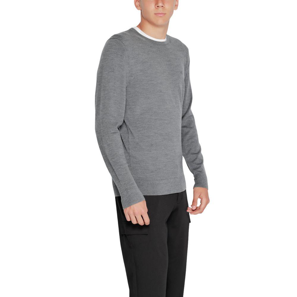 Calvin Klein Gray Recycled Wool T-Shirt - Arichezz.store