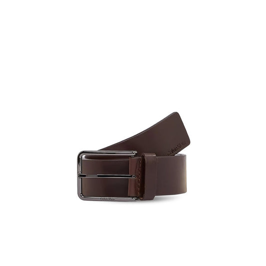 Calvin Klein Brown Leather Belt for Men - Arichezz.store