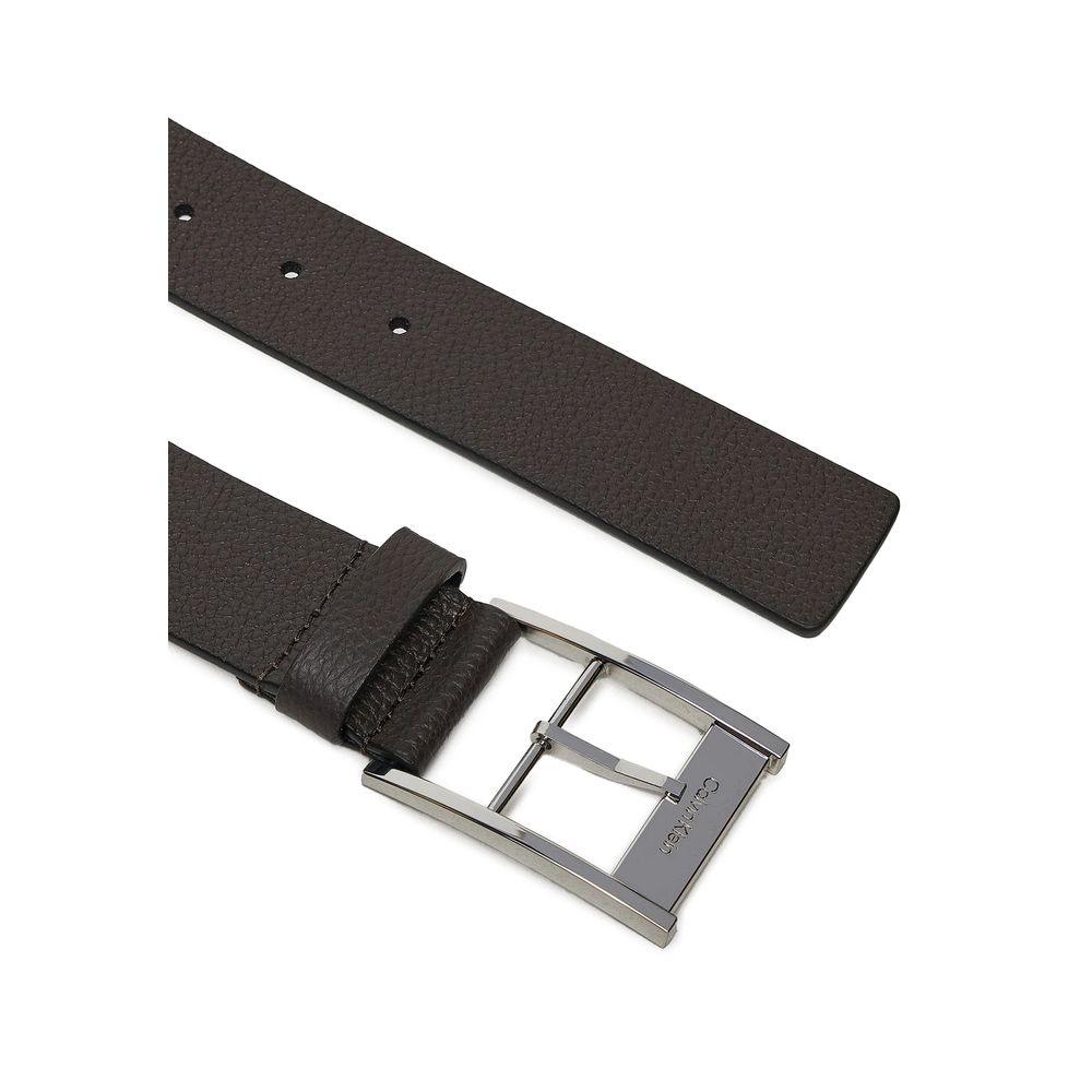 Calvin Klein Brown Leather Belt - Arichezz.store