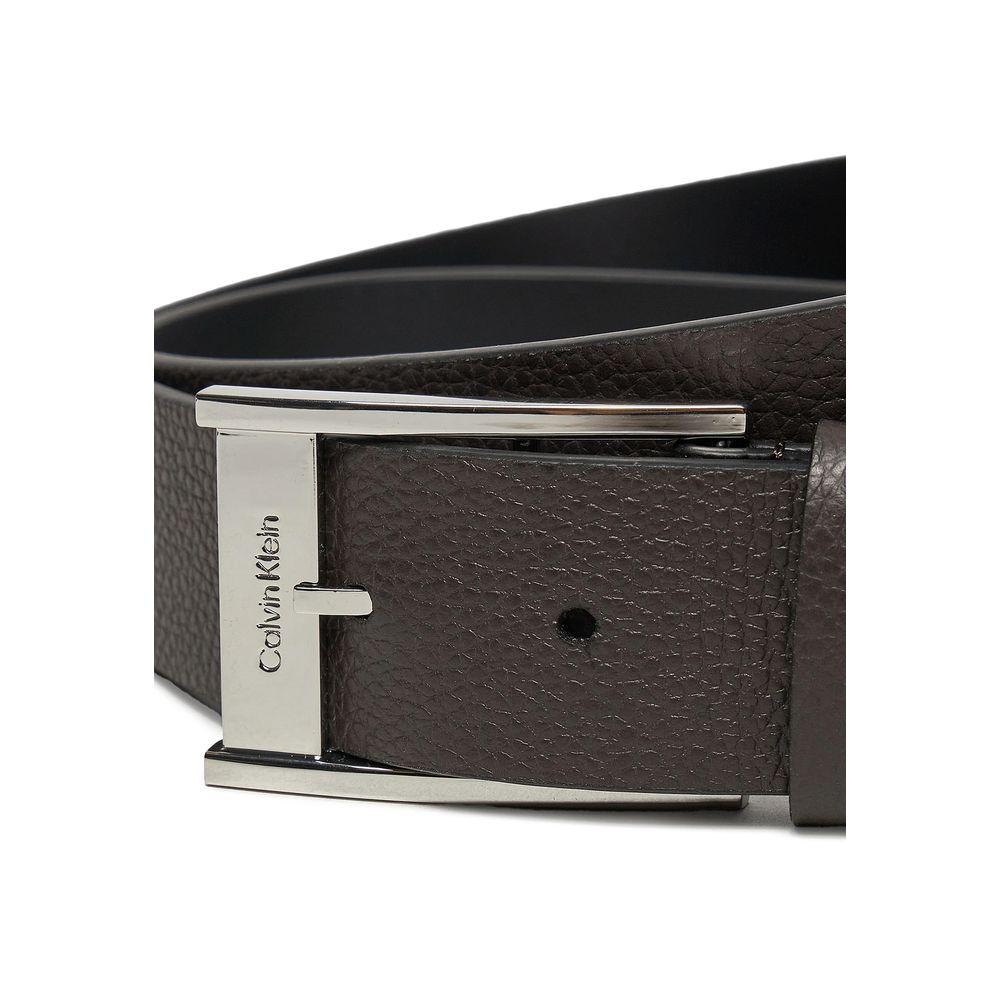 Calvin Klein Brown Leather Belt - Arichezz.store