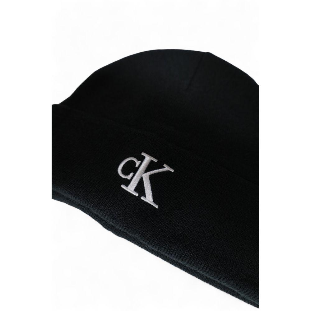 Calvin Klein Black Recycled Polyester Hats & Cap - Arichezz.store