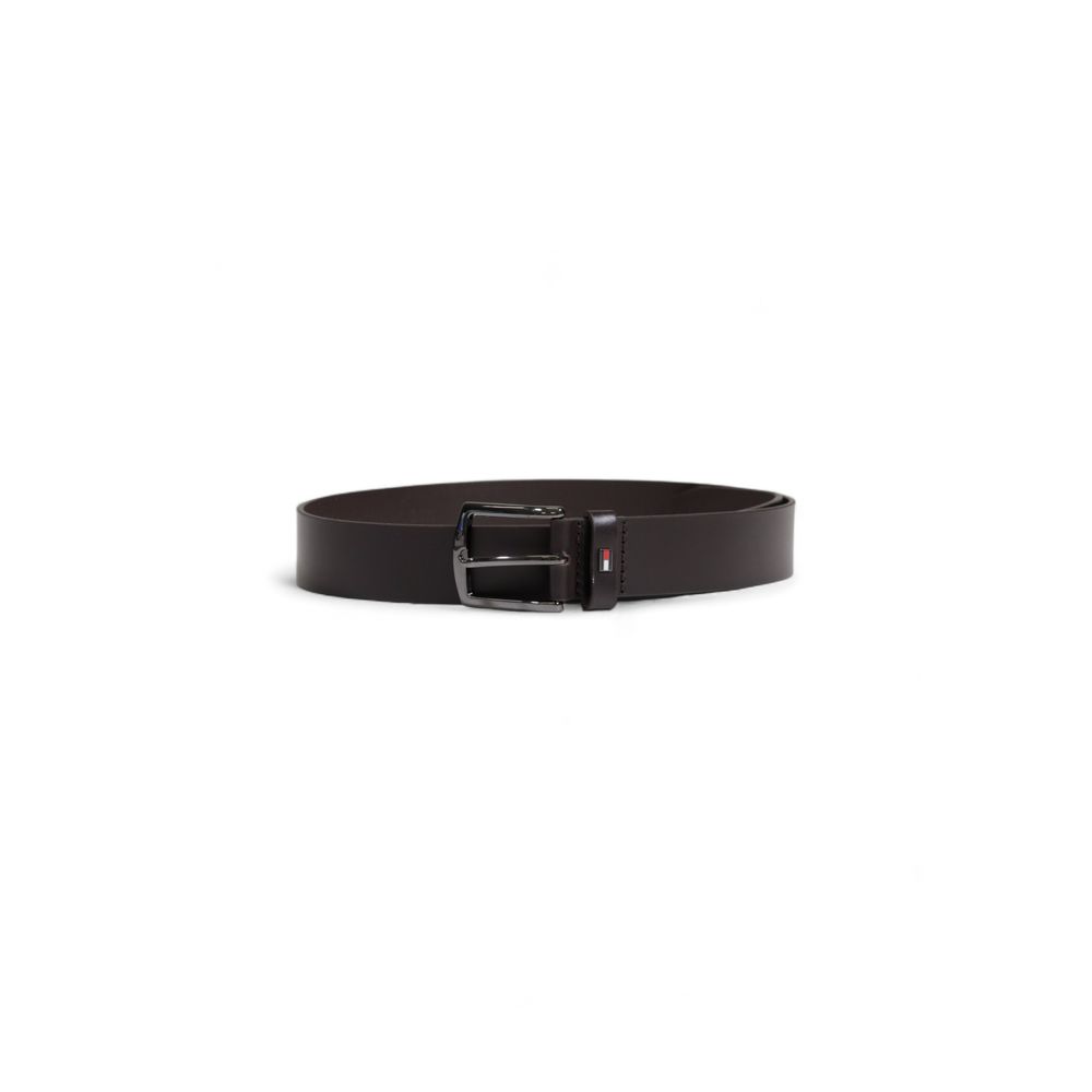 Tommy Hilfiger Brown Leather Belt - Arichezz.store