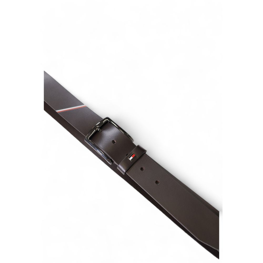 Tommy Hilfiger Brown Leather Belt - Arichezz.store