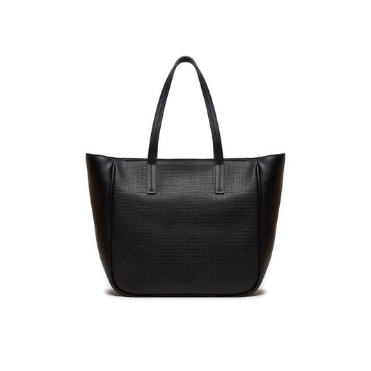 Calvin Klein Black Synthetic Leather Handbag - Arichezz.store