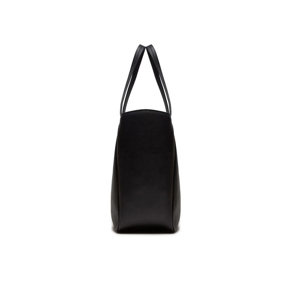 Calvin Klein Black Synthetic Leather Handbag - Arichezz.store