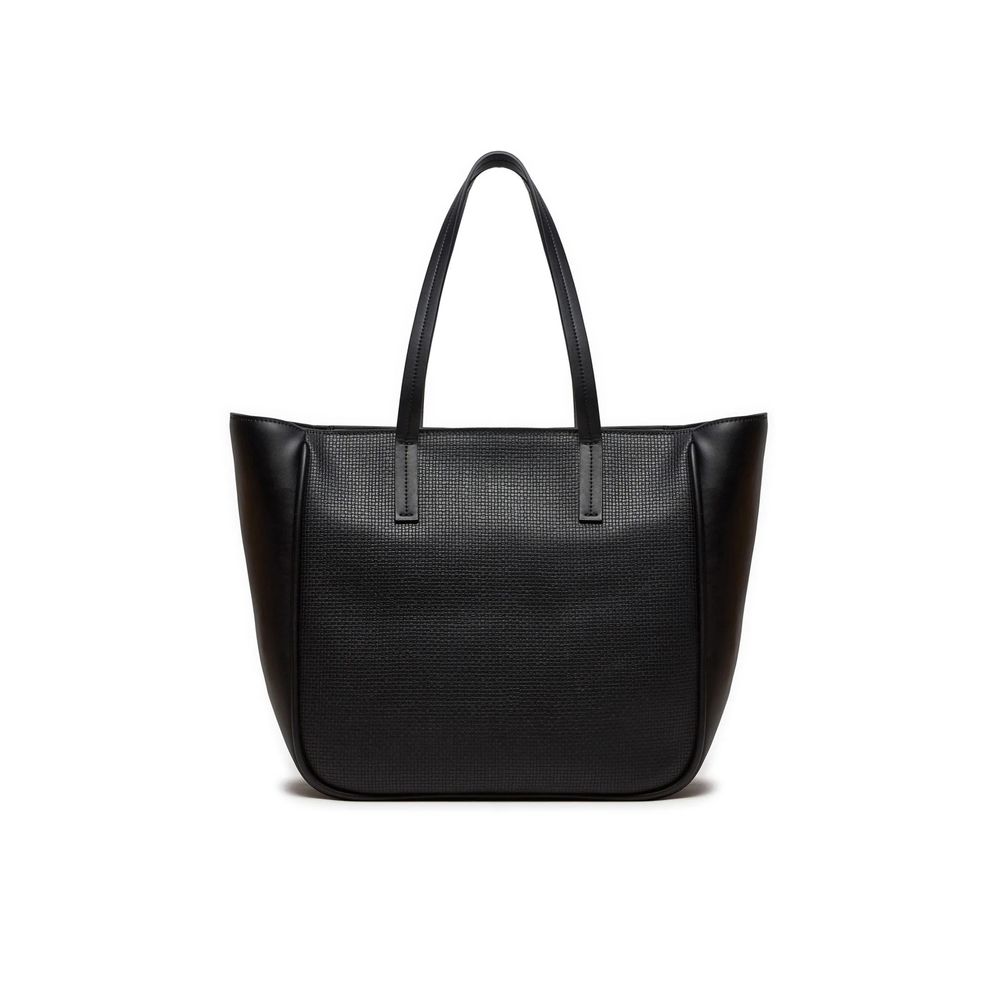 Calvin Klein Black Synthetic Leather Handbag - Arichezz.store