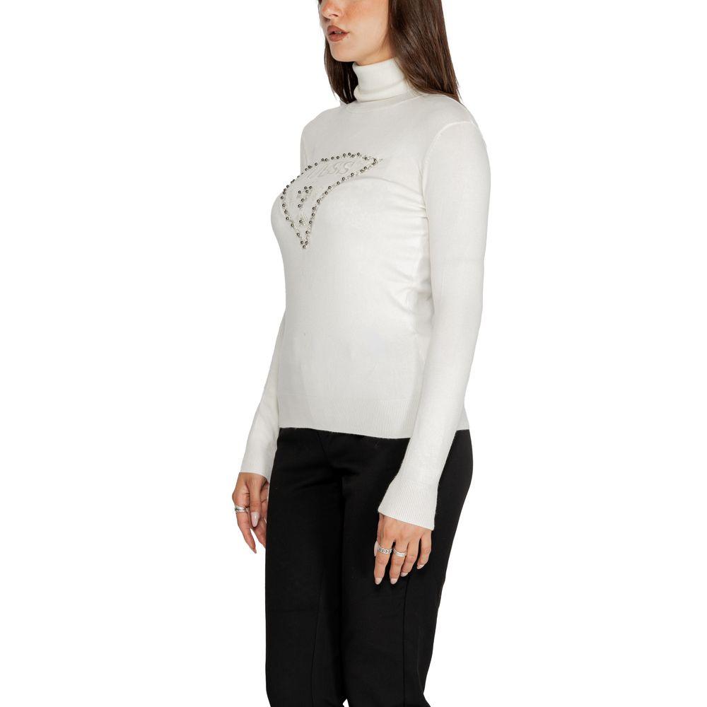 Guess White Viscose Sweater - Arichezz.store