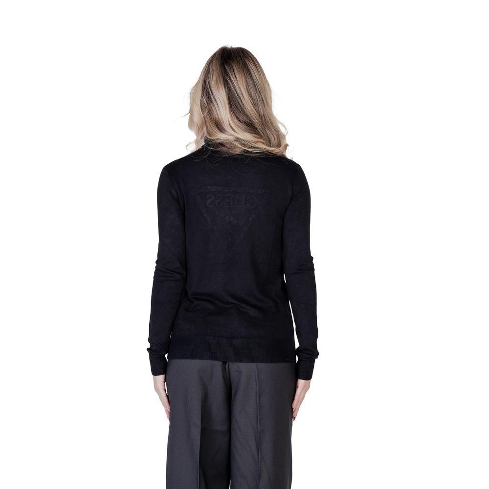 Guess Black Viscose Sweater - Arichezz.store