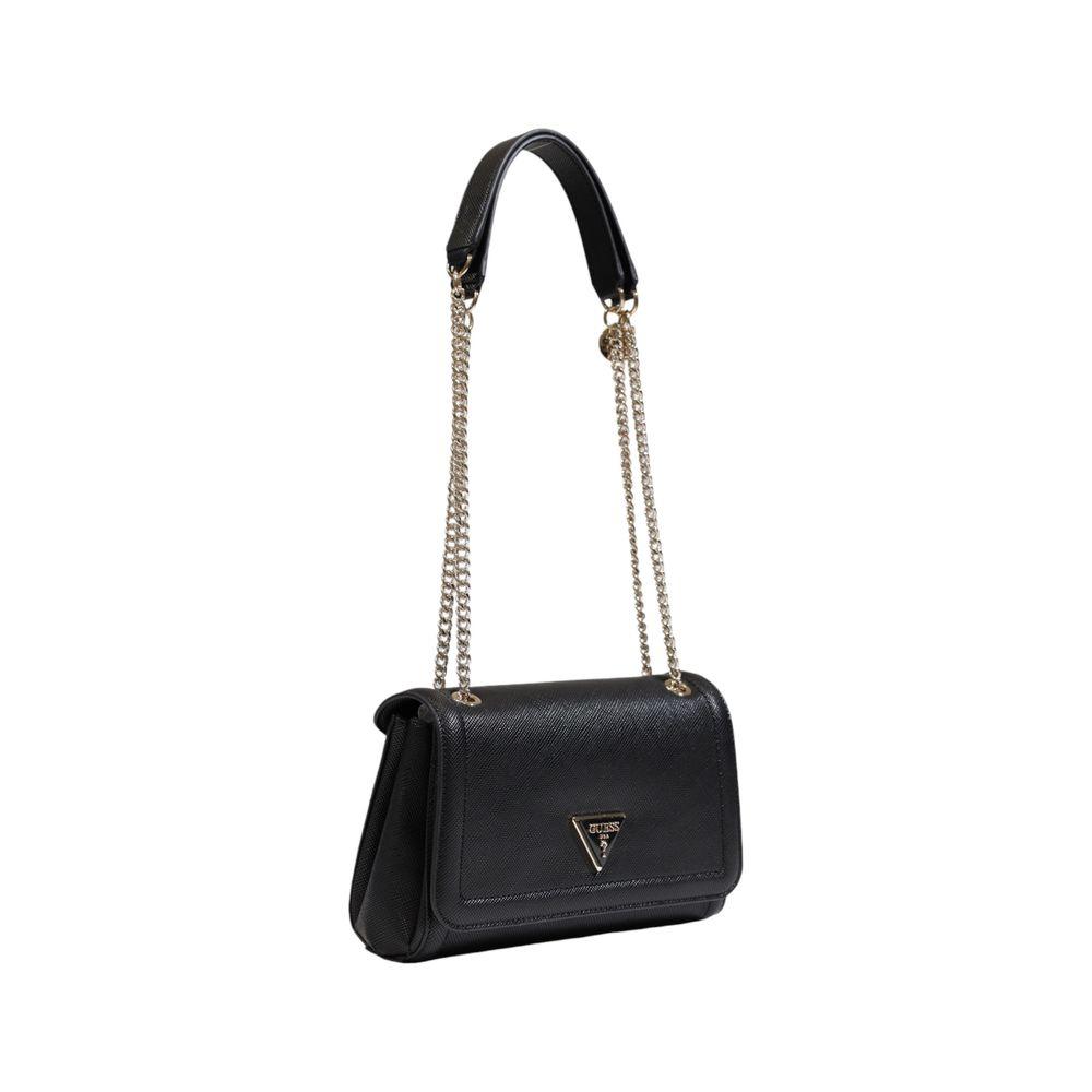 Guess Black Polyethylene Handbag - Arichezz.store