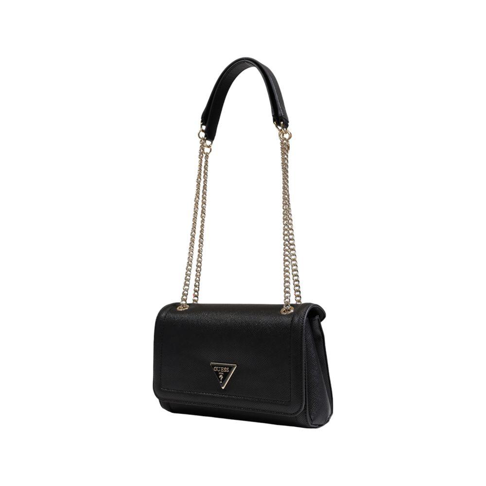 Guess Black Polyethylene Handbag - Arichezz.store